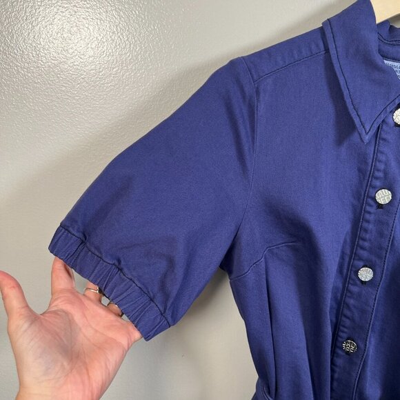 Baum Und Pferdgarten Ananda Shirt Dress Size EU 36 US Small Blue Belted Work - Picture 5 of 10